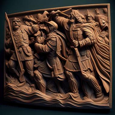 3D модель Wired for Battle Lets Battle Hassam VS Heracros (STL)